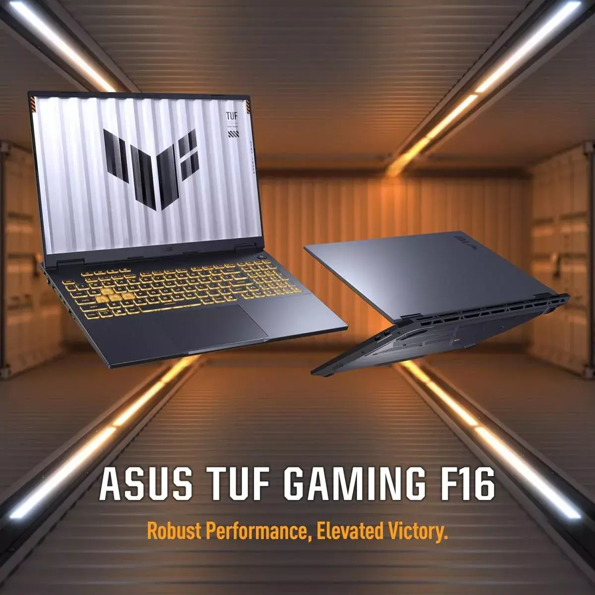 لابتوب جيمنج ASUS TUF Gaming F16، معالج Core i7-14650HX، رام 16GB DDR5، SSD 512GB، شاشة 16 إنش FHD+ 165Hz، كرت RTX 5060 8GB، ويندوز 11 - رمادي | FX608JMR-RV050