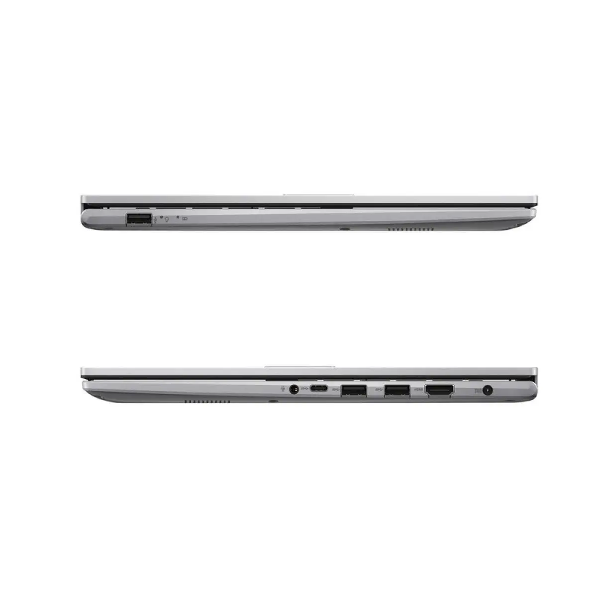 لابتوب ASUS Vivobook 15 F1504VA، معالج Intel Core 5 120U، رام 8GB DDR5، SSD 512GB، شاشة 15.6 إنش FHD، كرت Intel مدمج، DOS - فضي | F1504VA