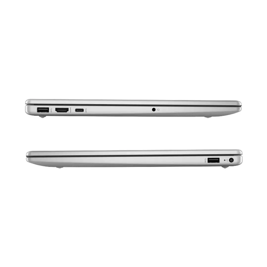 لابتوب HP 15 موديل 15-fc0196nia، معالج Ryzen 5 7520U، رام 8GB LPDDR5، SSD 512GB، شاشة 15.6 إنش FHD، كرت AMD Radeon، ويندوز 11 - فضي | D01R2EA