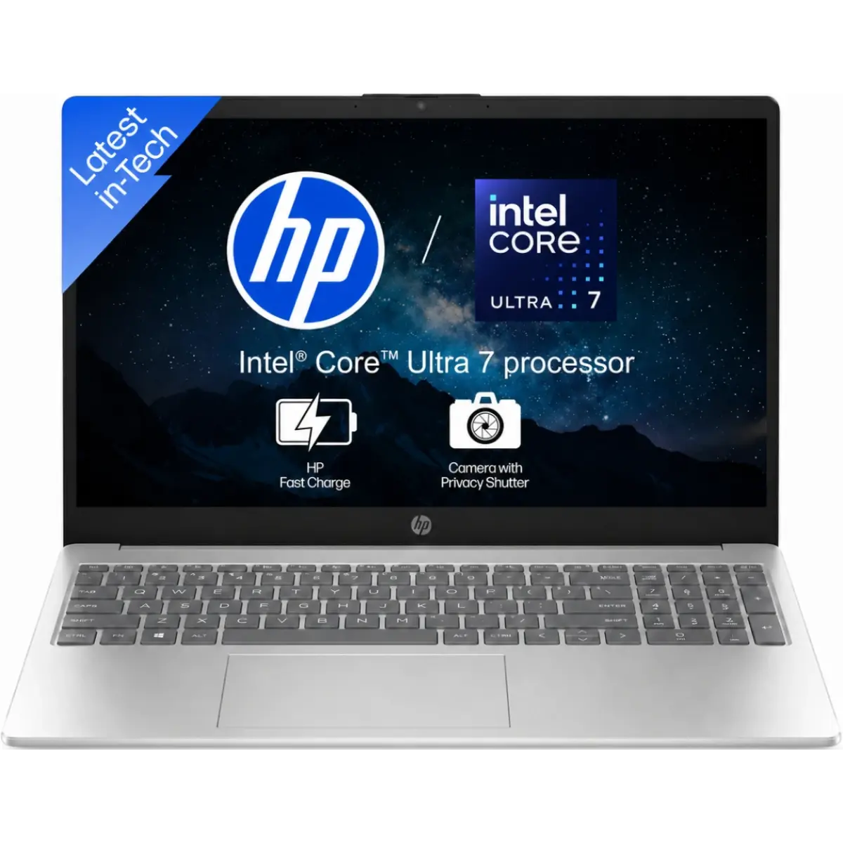 HP 15 laptop Natural Silver