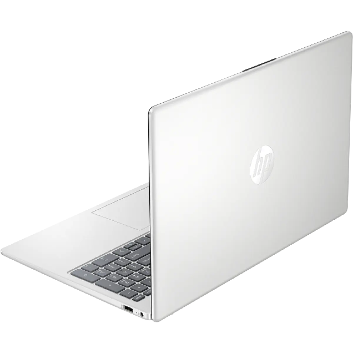 لابتوب HP 15 موديل 15-fd2104TU، معالج Intel Core Ultra 5 225U، رام 8GB DDR5، SSD 512GB، شاشة 15.6 إنش FHD، كرت Intel مدمج، DOS - فضي | 15-fd2104TU