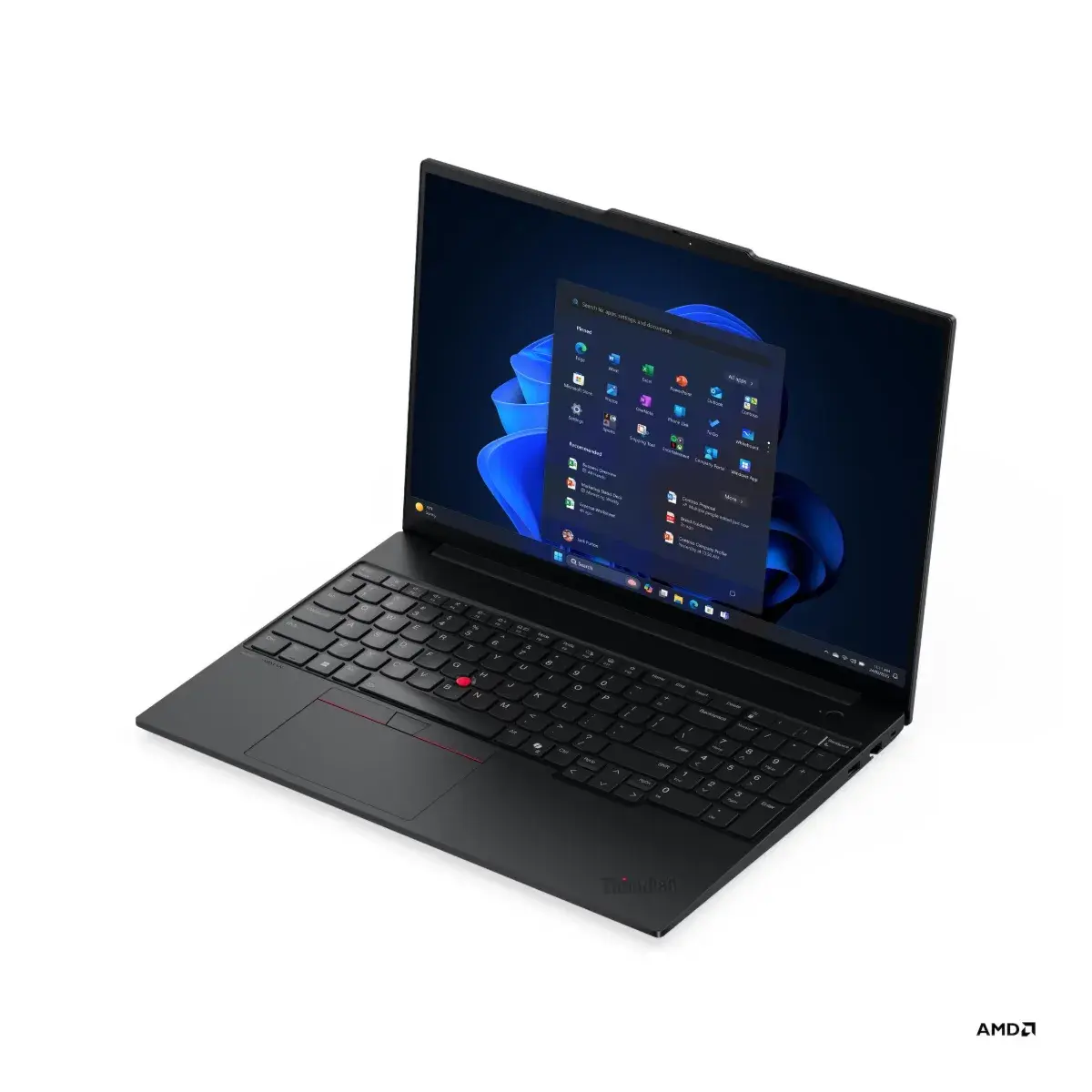 Lenovo ThinkPad E16 Gen 3 Business Laptop, AMD Ryzen 7 250, 16GB DDR5, 512GB SSD, 16" WUXGA IPS, AMD Radeon 780M, Wi-Fi 6E, DOS - Black | 21ST0014EQ