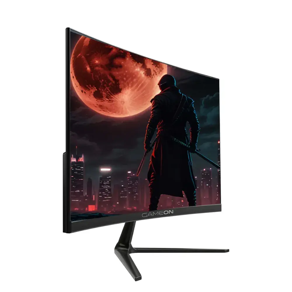 GAMEON GOC24F180VA 24" Curved Gaming Monitor, Full HD 1920x1080, VA 3000R, 180Hz, 0.5ms, FreeSync, HDMI 2.1 - Black | GOC24F180VA