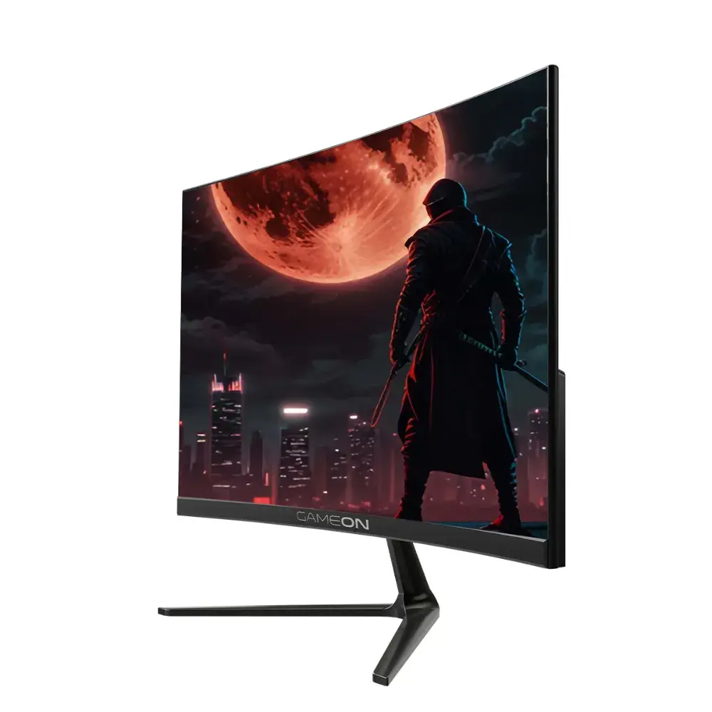 GAMEON GOC24F180VA 24" Curved Gaming Monitor, Full HD 1920x1080, VA 3000R, 180Hz, 0.5ms, FreeSync, HDMI 2.1 - Black | GOC24F180VA