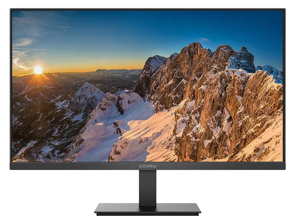 KOORUI E2212F 22" Monitor, Full HD 1920x1080, VA, 100Hz, 5ms, AMD FreeSync, HDMI & VGA - Black | E2212F