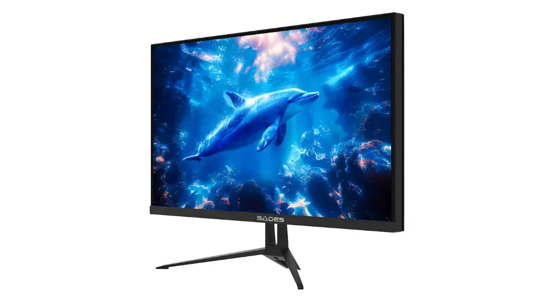 SADES RT-Dolphin 27" Gaming Monitor, Full HD 1920x1080, IPS, 240Hz, 1ms, 94% DCI-P3, Adaptive Sync, HDMI 2.1 - Black | SA-F03F27